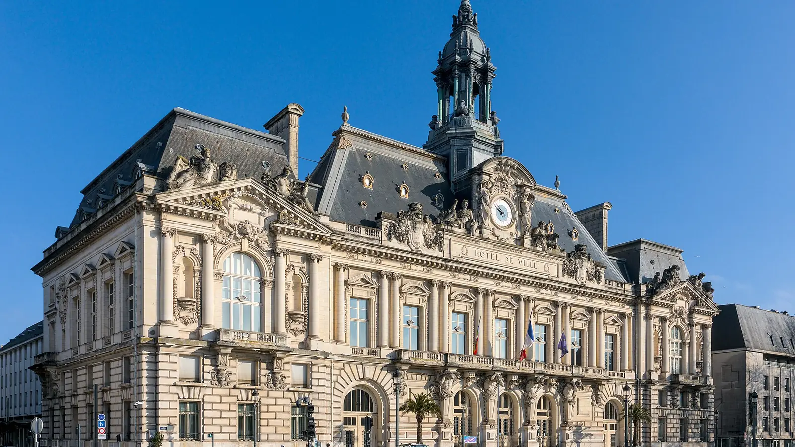 L'hôtel de ville de Tours